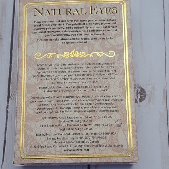 Too Faced Natural Eyes Eye Shadow Palette BNIB - Picture 7 of 7